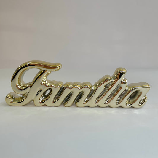 Placa Decorativa "Família" em Cerâmica | Youbai