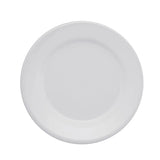 Prato Raso Cerâmica 24 cm Donna Branco Oxford  – Sofisticação Minimalista
