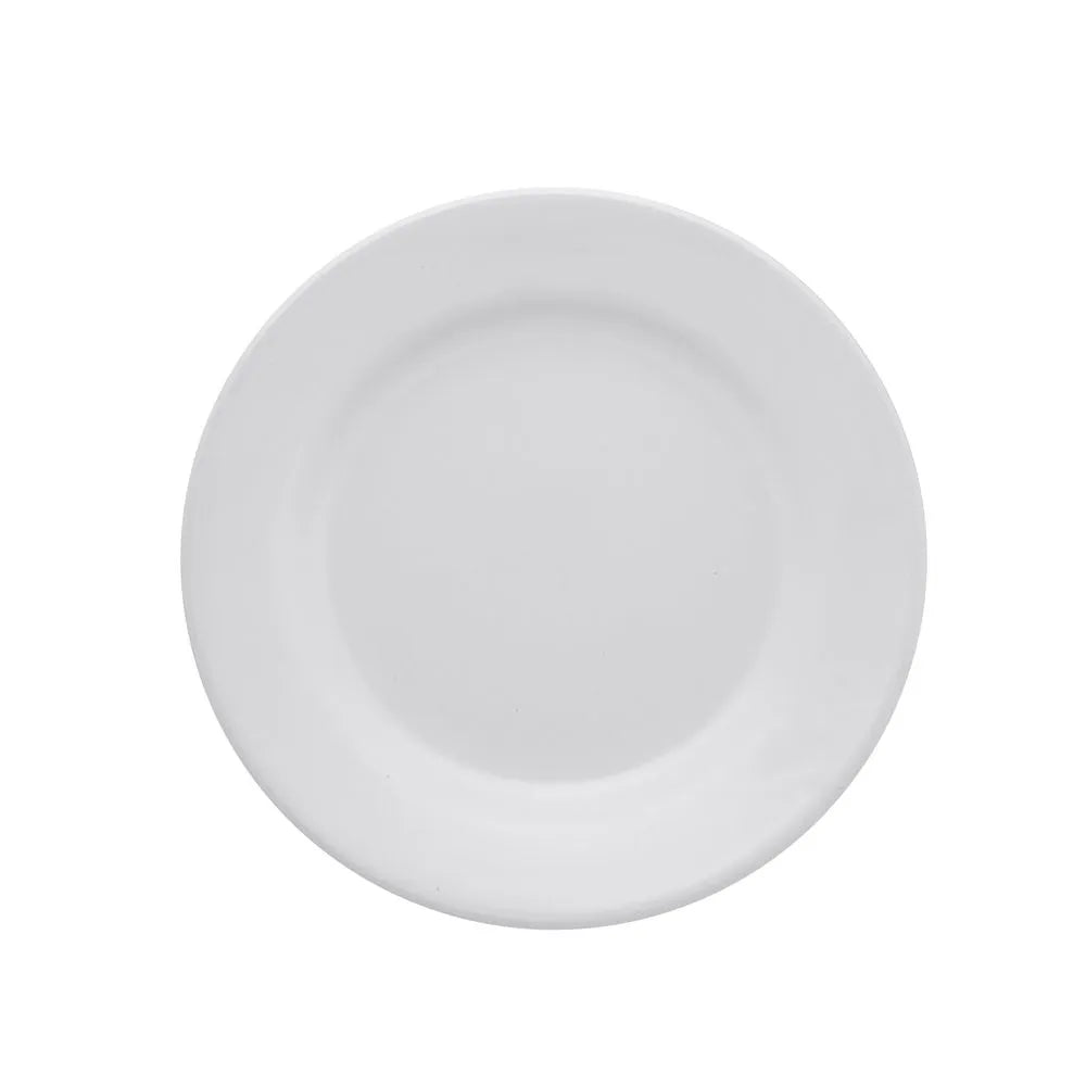 Prato Sobremesa Cerâmica 18 cm Oxford Branco – Simplicidade e Sofisticação