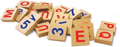 Jogo Educativo Brincando com Letras e Números 72 Peças - Madeira Reflorestada | Xalingo