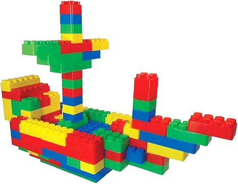 Blocos de Montar Grandes 144 Peças GGB Brinquedos – Educativo Infantil