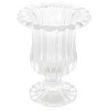 Vaso de Vidro Decorativo Lyor Renaissance 14,5 x 11,5 cm – Transparente, Elegante e Versátil para Decoração e Arranjos Florais