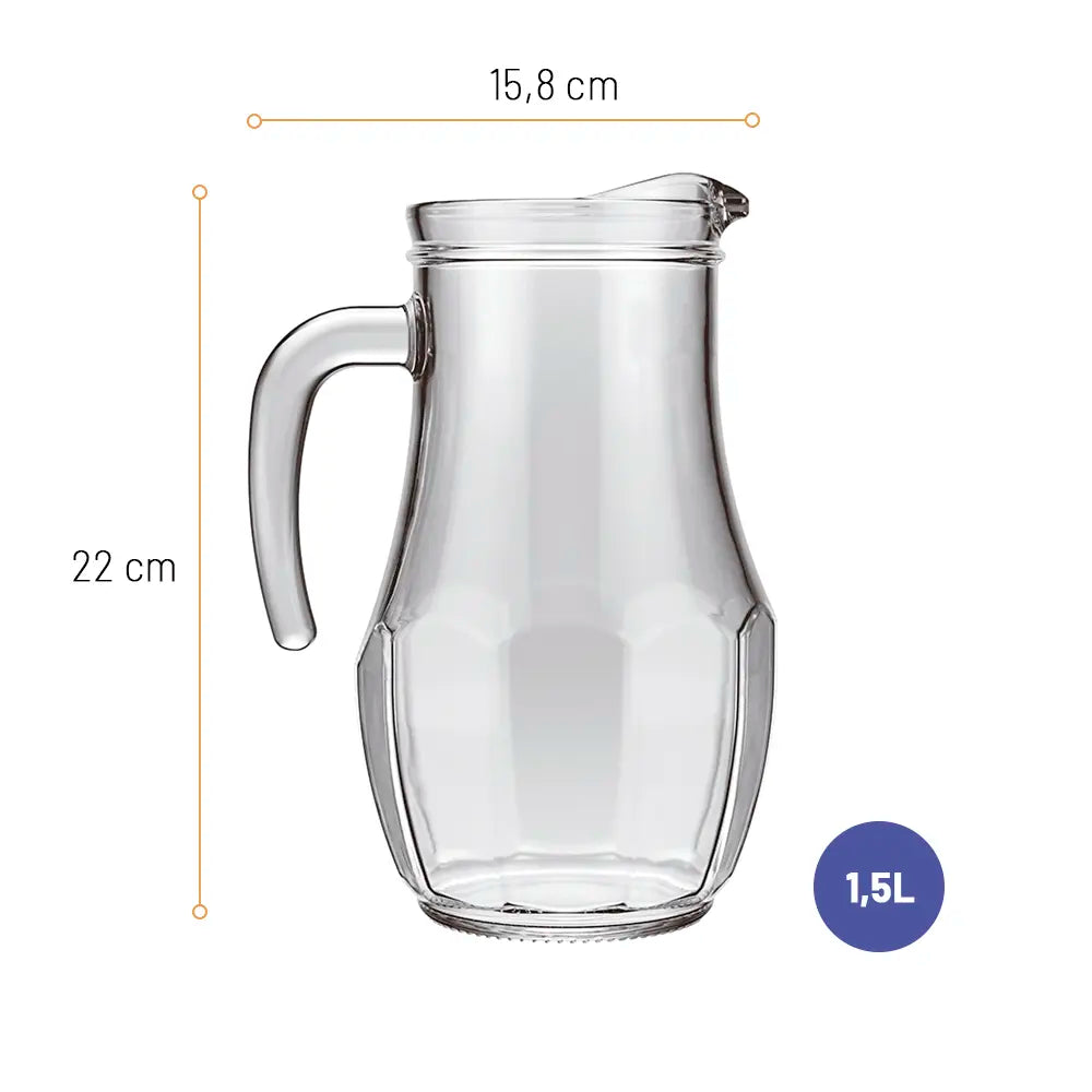 Jarra de Mesa Vidro Cristalino Tango 1,5L | SM