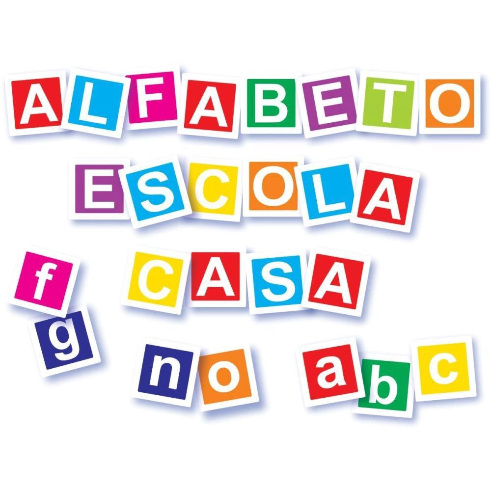 Jogo Educativo das Letrinhas 72 Peças | GGB Brinquedos