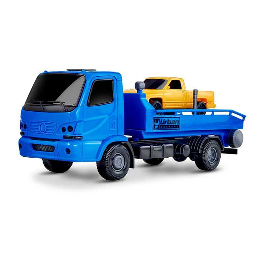 Caminhão Urban Guincho com Carro Roma 28 cm – Ref. 1430 – Brinquedo Infantil Plástico Resistente