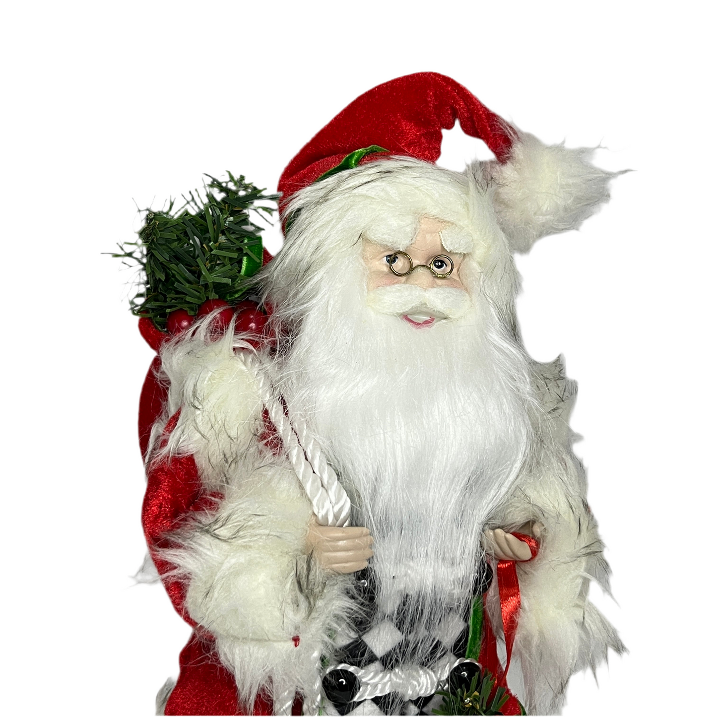 Papai Noel em Pé 30 cm Decoração de Natal | FlorArte
