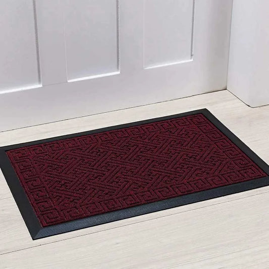 Capacho Niazitex Lima 40×60 cm – Antiderrapante Vermelho | Porta de Entrada