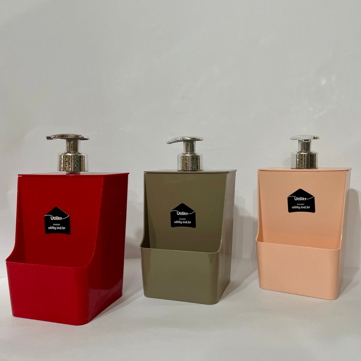 Dispenser Porta Detergente Líquido 500 ml de Plástico | Utility