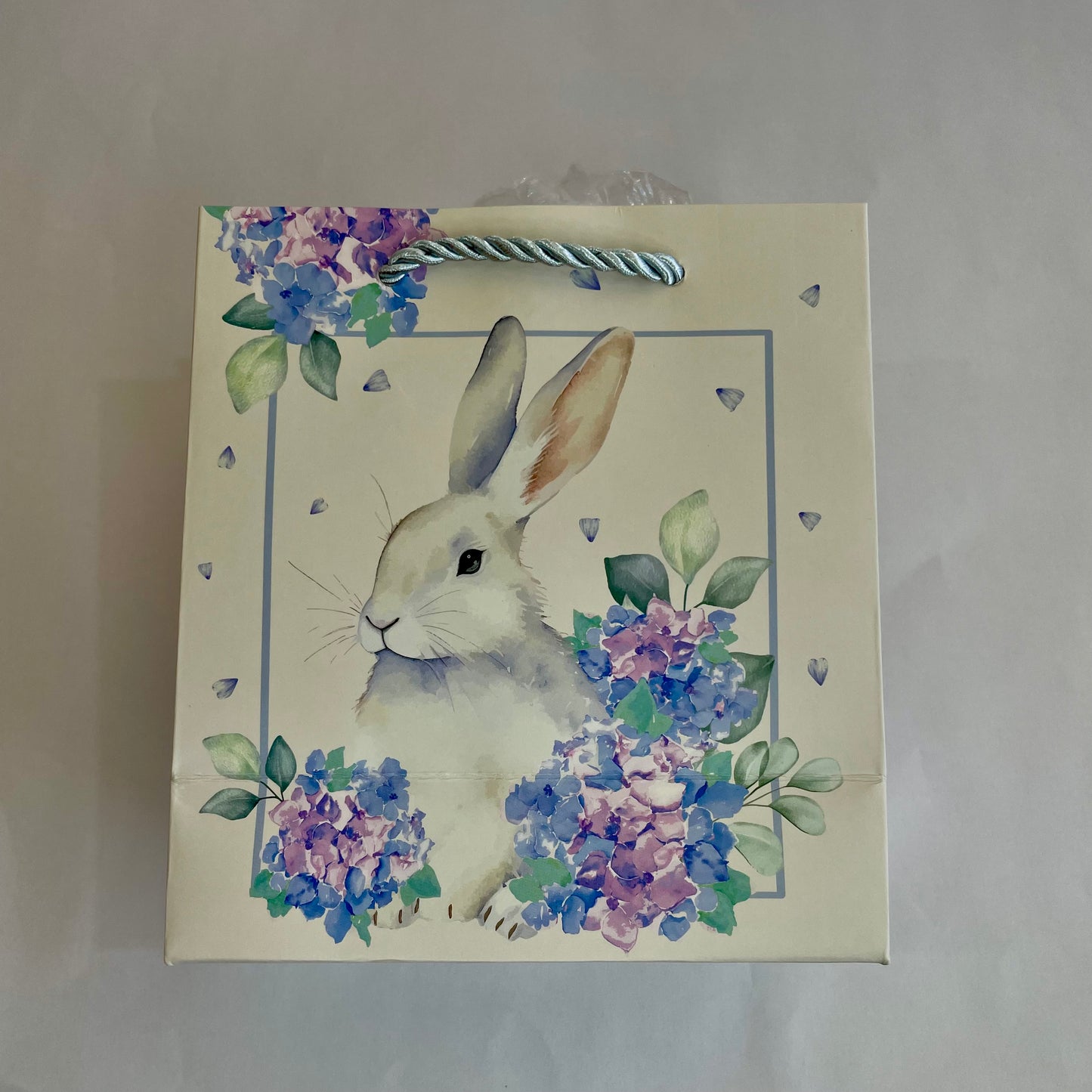 Sacola de Papel de Páscoa 15,5x14,3x7 cm | Lilás | FlorArte