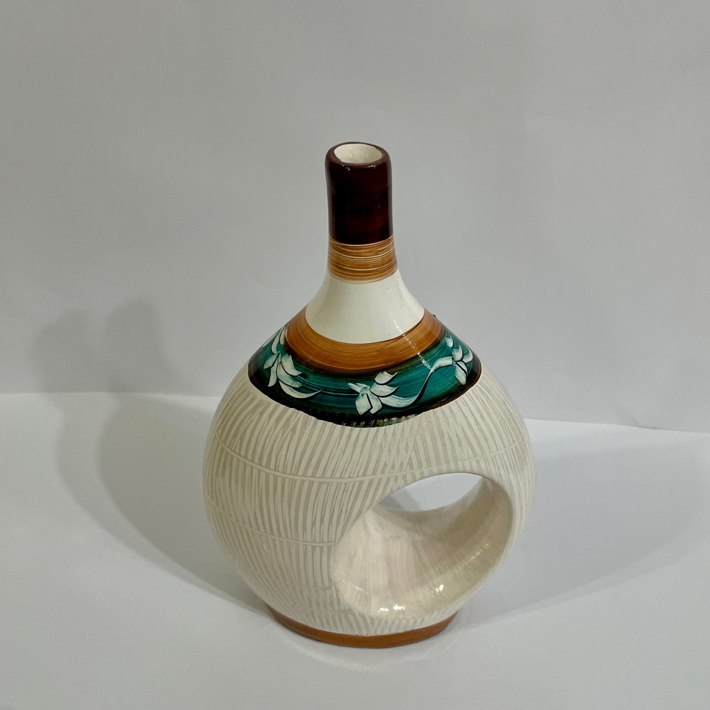 Garrafa Decorativa Luxo 25 cm em Cerâmica | Cerâmica Judite