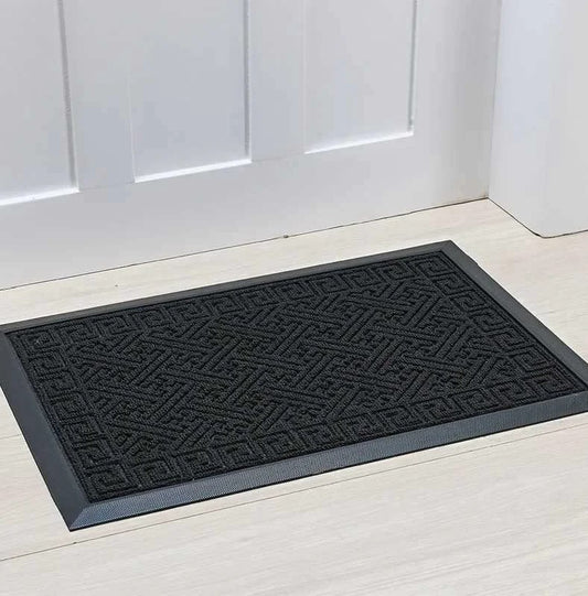 Capacho Lima 40×60 cm – Preto Antiderrapante | Niazitex Tapete Entrada