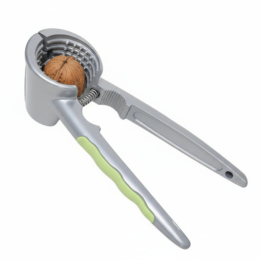 Quebra-Nozes de Alumínio Reforçado 22079 – Utensílio Prático p/ Nozes, Castanhas e Semente