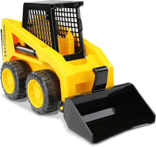 Trator Workers Bob Carregadeira 23,5 cm – Roma Brinquedos | Movimentos Realistas, Pá Basculante