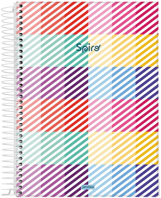 Caderno Spiro | Universitário Capa Dura 1 Matéria 80 Folhas | Jandaia