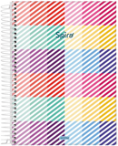 Caderno Spiro | Universitário Capa Dura 1 Matéria 80 Folhas | Jandaia