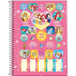 Caderno das Princesas Disney | Universitário Capa Dura 1 Matéria 80 Folhas | Tilibra