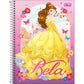 Caderno das Princesas Disney | Universitário Capa Dura 1 Matéria 80 Folhas | Tilibra