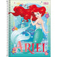 Caderno das Princesas Disney | Universitário Capa Dura 1 Matéria 80 Folhas | Tilibra