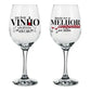 Kit 2 Taças de Vinho - Melhor Companhia | Brasfoot Presentes