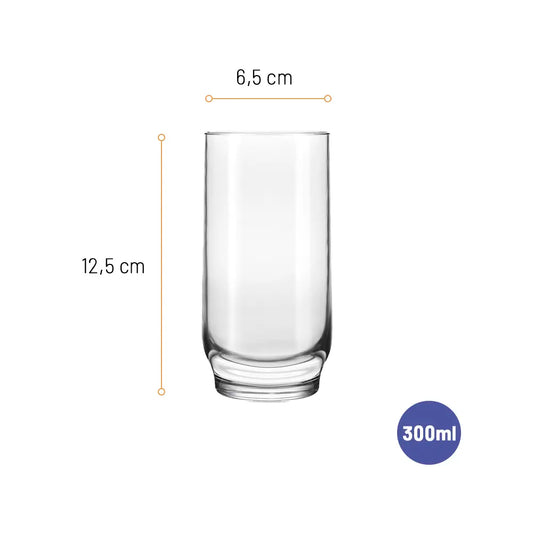 Jogo de 6 Copos Multiuso Lights Nadir 300ml | Nadir
