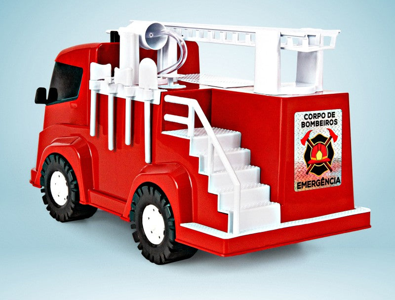 Caminhão de Brinquedo de Bombeiro Herói do Fogo | Plaspolo