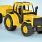 Carrinho de Brinquedo Trator Rural com Carreta | Plaspolo