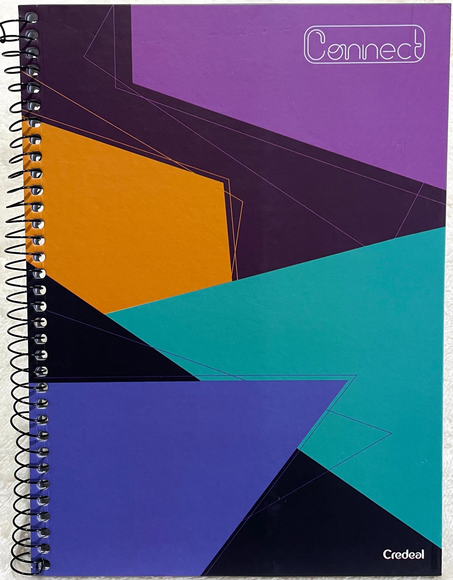 Caderno Universitário Credeal Connect 1 Matéria 80 Folhas – Capa Estampada e Espiral