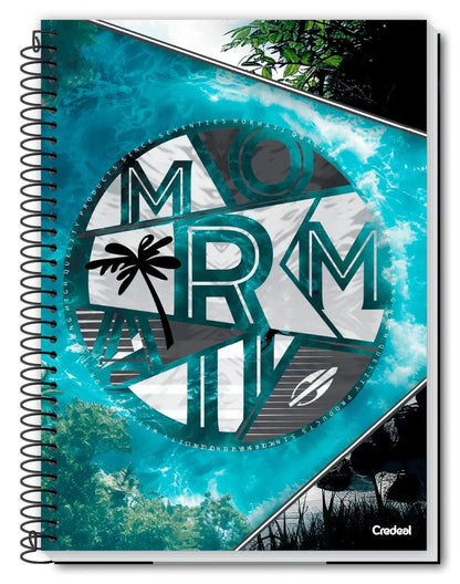 Caderno Universitário Mormaii Masculino 10 Matérias 160 Fls – Credeal