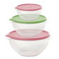 Conjunto de 3 Potes Redondos Biovita 1 Litro - 1,9 Litros - 3,2 Litros | Plasvale