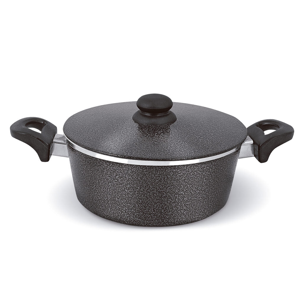 Panela Caçarola Alumínio Fundido Craqueada Nº 30 – 7,8 L | Linha 5 Estrelas