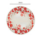 Prato Raso 24 cm Donna Jardim Oriental – Vermelho | Cerâmica Oxford Biona