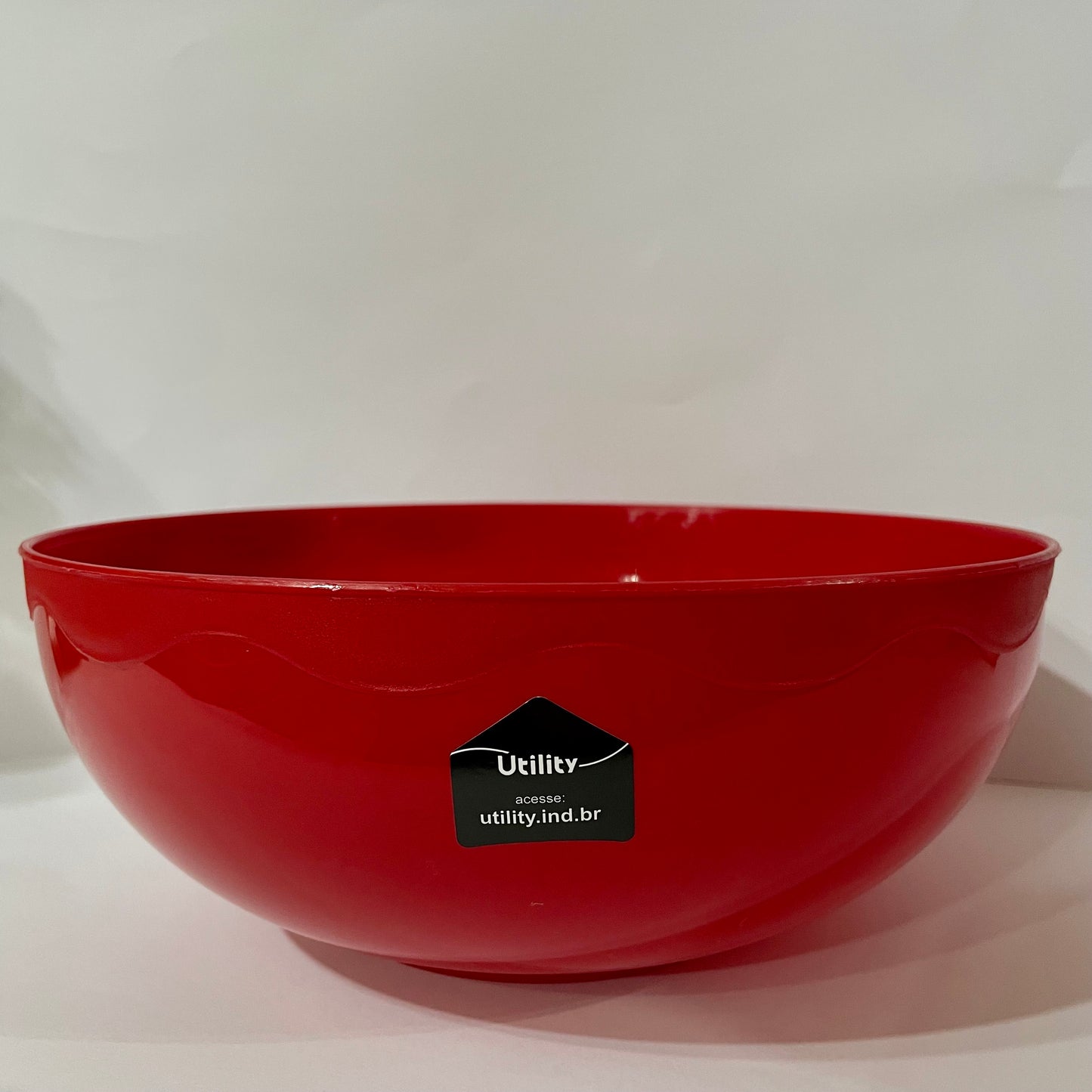Saladeira de Plástico 2,5 Litros  - Vermelho Bold | Utility