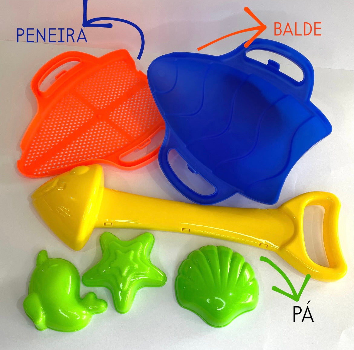 Peixinho de Praia BS Toys – Brinquedo Infantil para Areia e Piscina