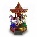 Cenário Natalino Carrossel com LED e Movimento – 12,5 x 13 x 18,8 cm (pilhas não inclusas)