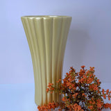 Vaso Cilindro 24 cm em Cerâmica - Amarelo | Cerâmica Alessandra