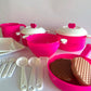 Kit de Panelas Infantil 21 Peças Gigi Gourmet – Brinquedo Educativo GGB