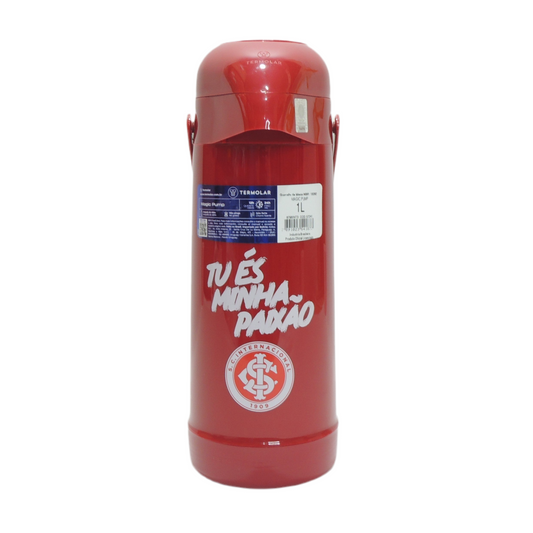 Garrafa Térmica Magic Pump do Inter 1 Litro | Termolar