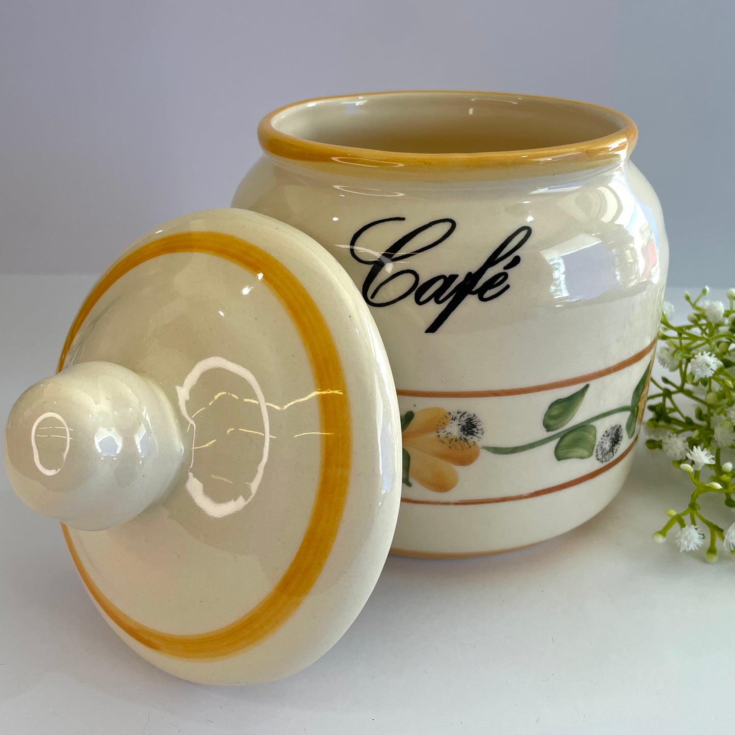 Pote de Mantimento Café em Cerâmica – Star Bella | Armazenamento com Estilo e Qualidade