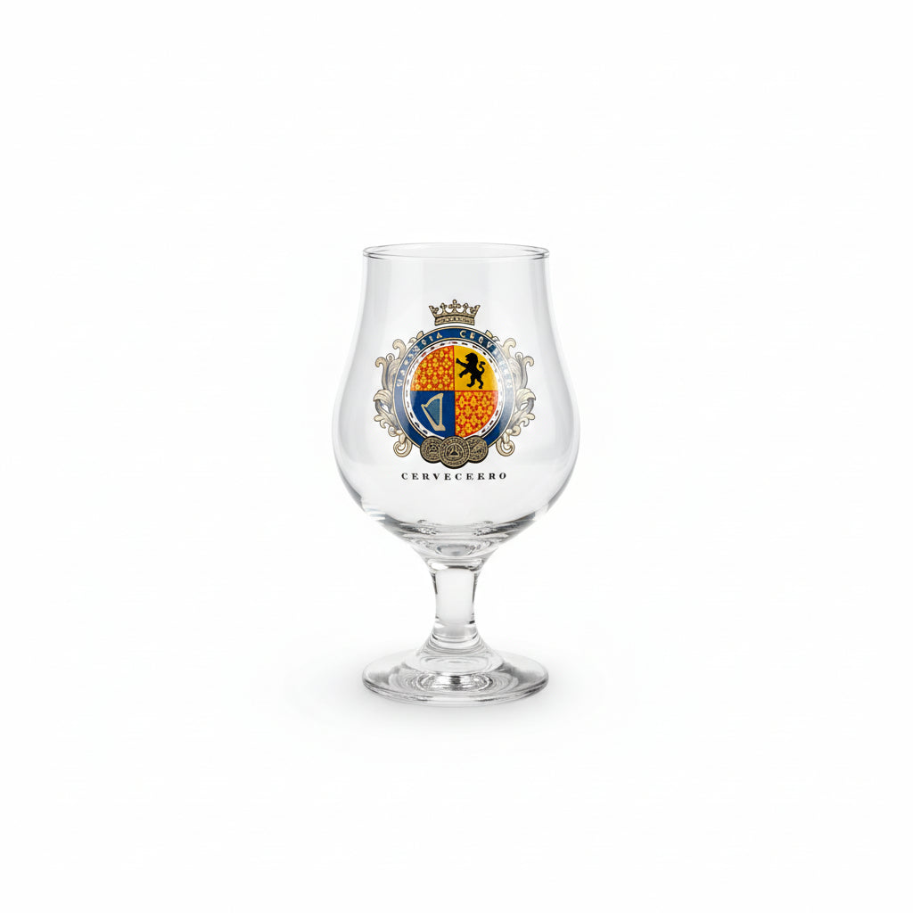 Taça de Cerveja Dublin 400 ml Vidro | Cervecero | Design Elegante, Ideal para Degustar e Presentear | Brasfoot Presentes