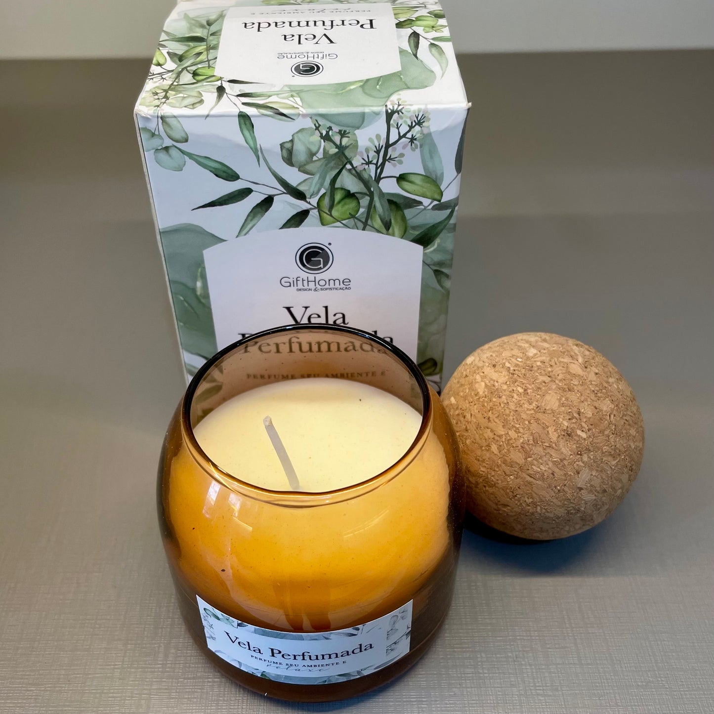 Vela Aromática com Rolha - Fragrância Suave e Relaxante | GiftHome