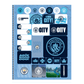 Caderno Universitário Manchester City 10 Matérias 160 Fls – Animativa | Capa Dura