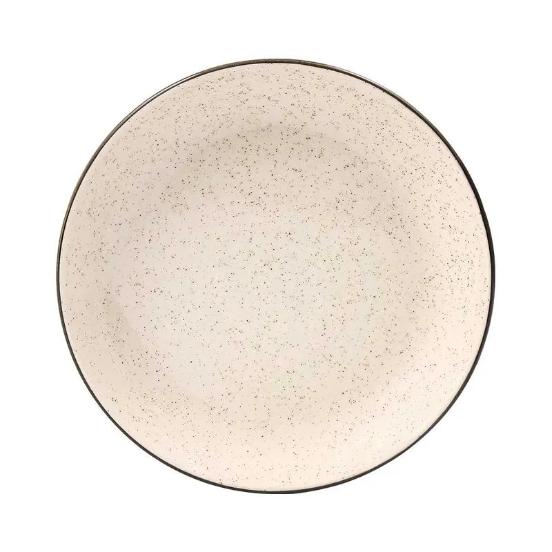 Prato Fundo Cerâmica 20,5 cm Flat Duna Oxford – Off-White