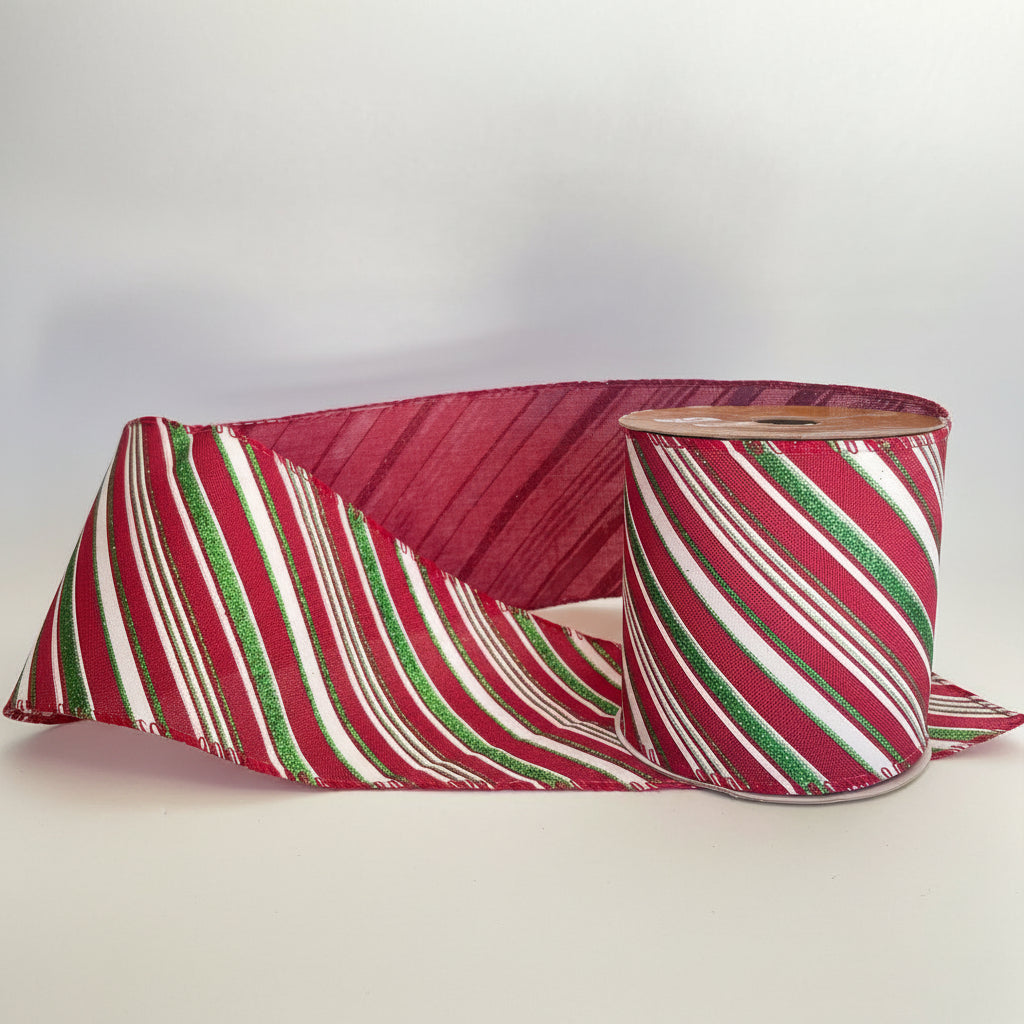 Fita Decorativa Aramada FlorArte 10 cm × 9,14 m – Tecido com Brilho, Fácil Modelagem