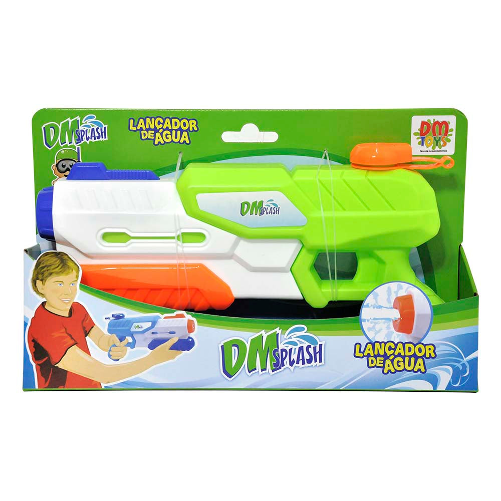 Arminha Lançador de Água DM Splash DM Toys – Brinquedo Infantil Cores Sortidas