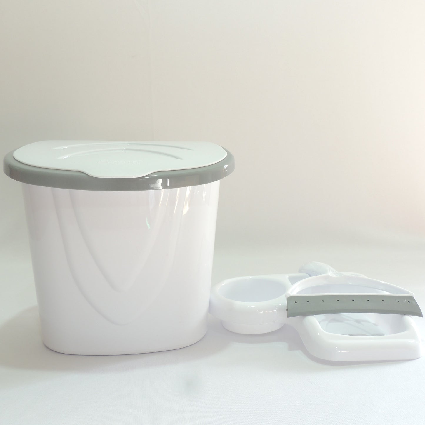 Kit Lixeira de 3 Litros + Rodo de Pia + Porta Detergente | Keita