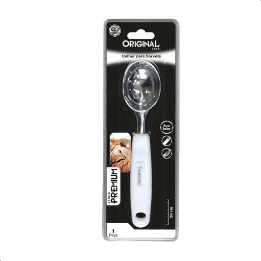 Colher para Sorvete Premium 20 cm Original Line SL0394 – Aço Resistente e Design Ergonômico