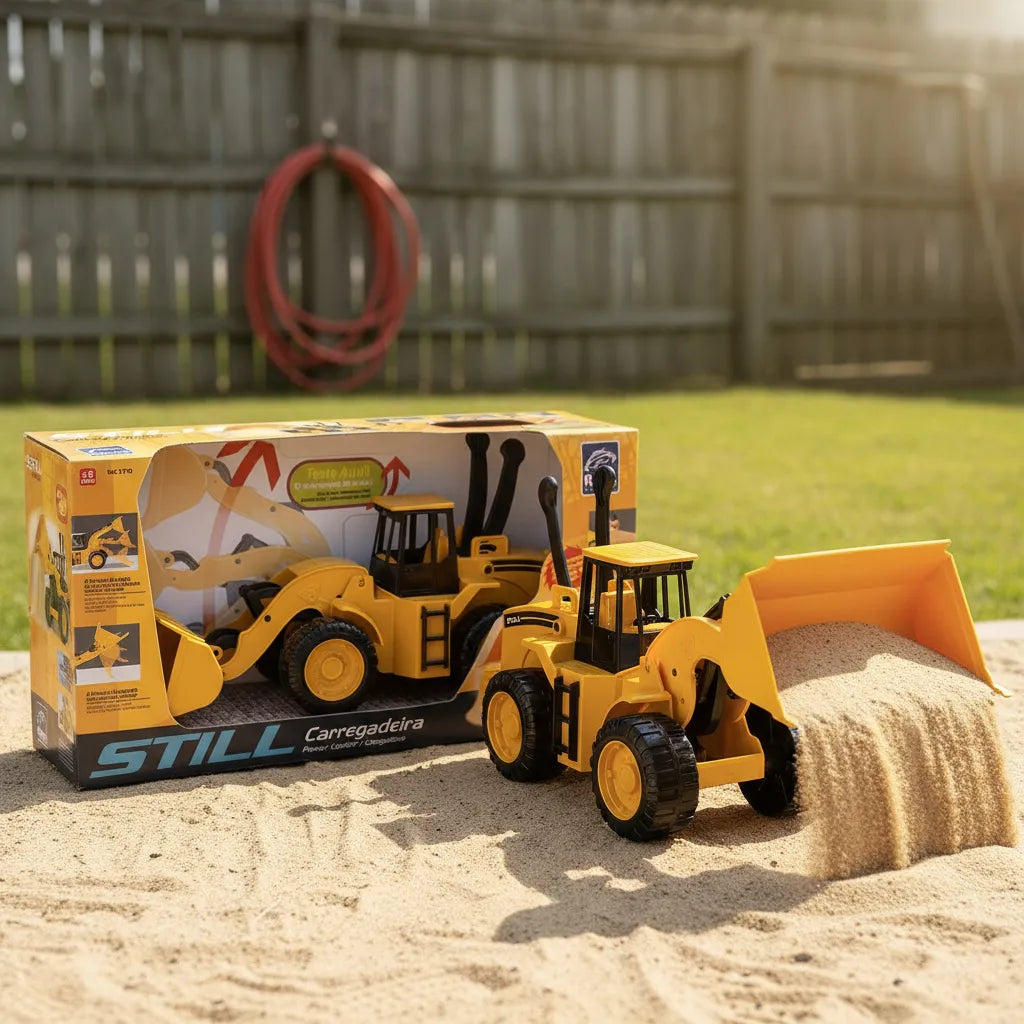 Trator Carregadeira Still Roma 42 cm (Ref. 1710) – Brinquedo com Controle Manual