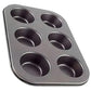 Forma Cupcake FWB 6 Cavidades Antiaderente Aço Carbono