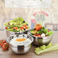 Tigela Inox 26 cm Monaliza Import – Bowl Durável e Versátil