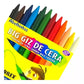 Giz de Cera Jumbo 6 Cores Big Giz 56g | Acrilex